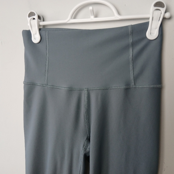 Lululemon Zoned In Tight *27" Color Blue Charcoal Size 4 Style Number: W5BBNS - Picture 3 of 16